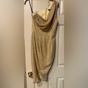 Lavish Alice Gold Sequin Dress